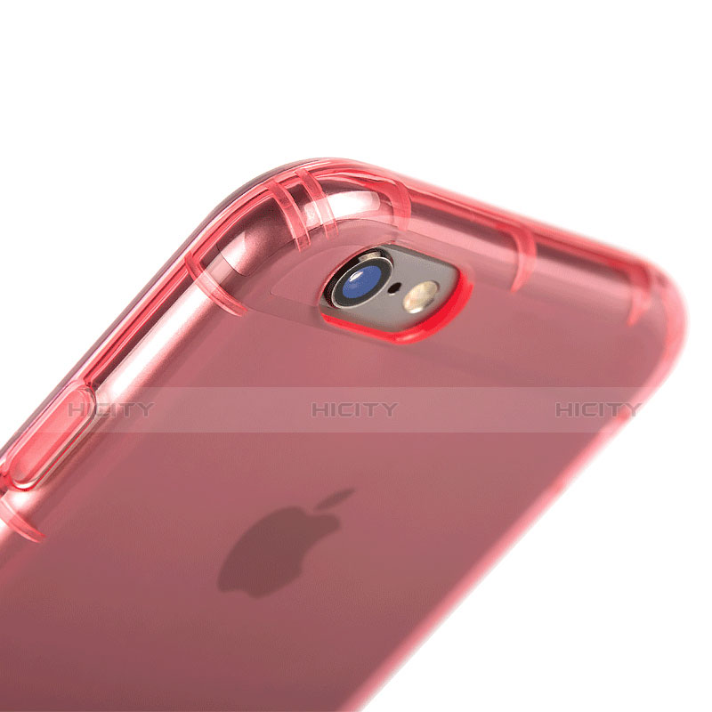 Housse Ultra Fine TPU Souple Transparente T06 pour Apple iPhone 6S Plus Rose Plus