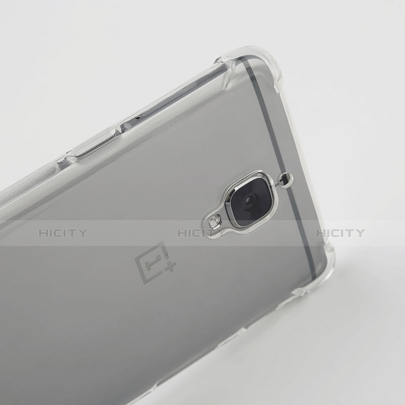 Housse Ultra Fine TPU Souple Transparente T06 pour OnePlus 3 Gris Plus