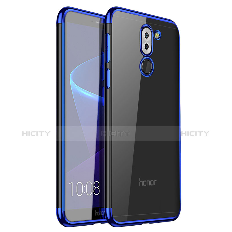 Housse Ultra Fine TPU Souple Transparente T07 pour Huawei Honor 6X Bleu Plus