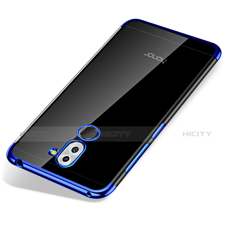 Housse Ultra Fine TPU Souple Transparente T07 pour Huawei Honor 6X Bleu Plus