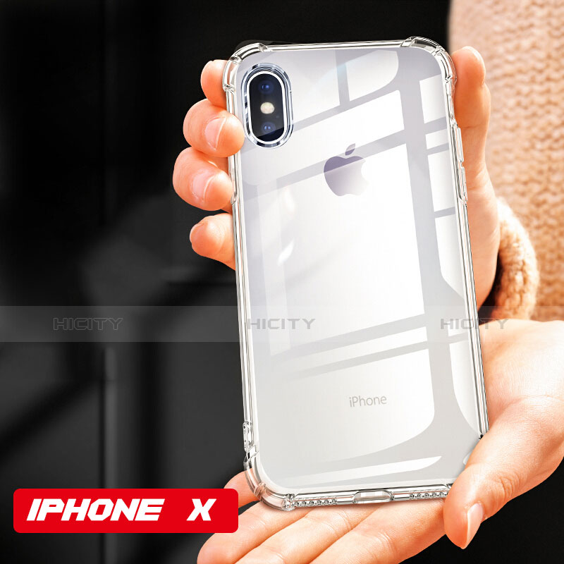 Housse Ultra Fine TPU Souple Transparente T09 pour Apple iPhone Xs Clair Plus