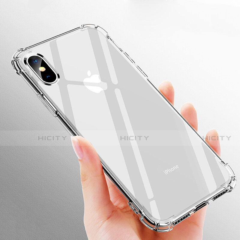 Housse Ultra Fine TPU Souple Transparente T09 pour Apple iPhone Xs Clair Plus