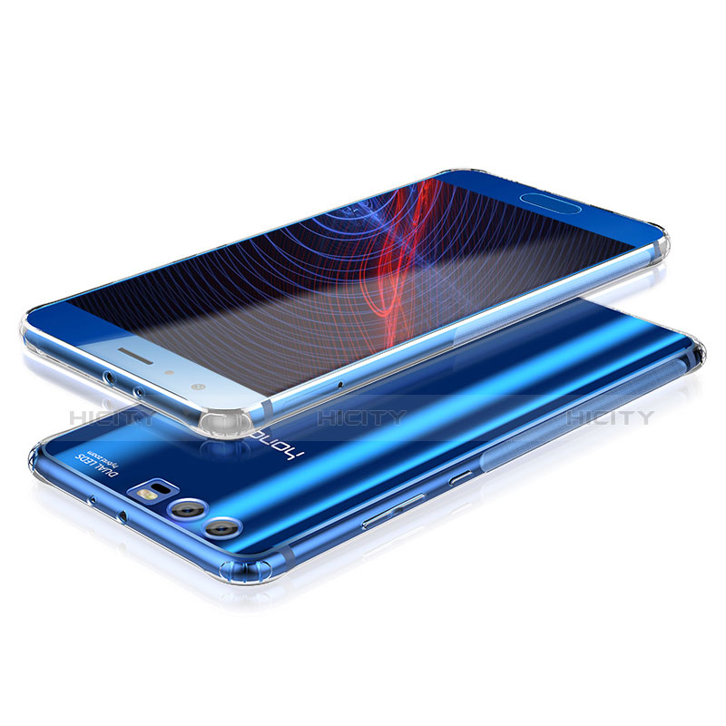 Housse Ultra Fine TPU Souple Transparente T10 pour Huawei Honor 9 Premium Argent Plus