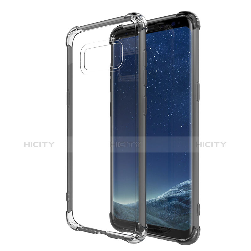 Housse Ultra Fine TPU Souple Transparente T10 pour Samsung Galaxy S8 Gris Plus