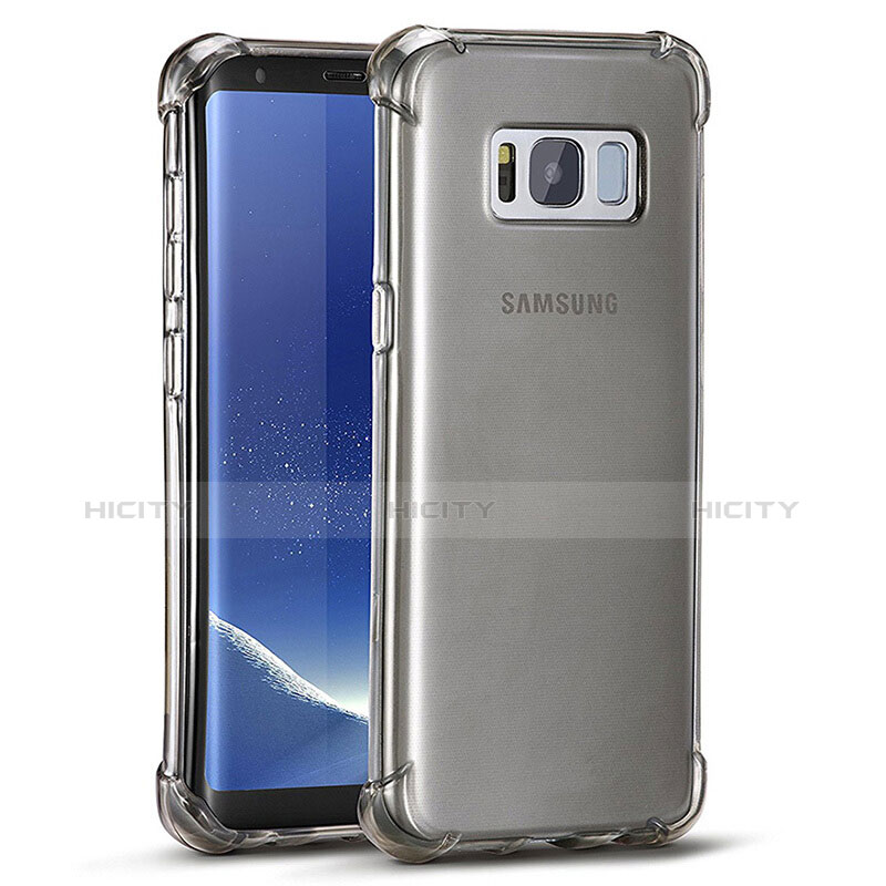 Housse Ultra Fine TPU Souple Transparente T11 pour Samsung Galaxy S8 Gris Plus