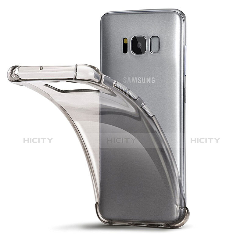 Housse Ultra Fine TPU Souple Transparente T11 pour Samsung Galaxy S8 Gris Plus