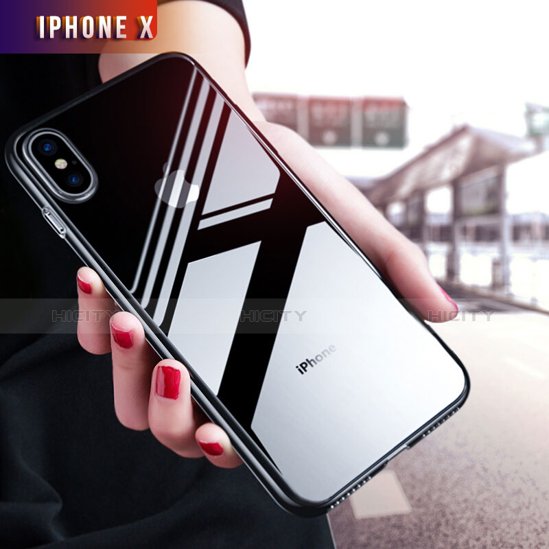 Housse Ultra Fine TPU Souple Transparente T12 pour Apple iPhone X Clair Plus