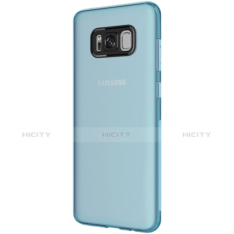 Housse Ultra Fine TPU Souple Transparente T15 pour Samsung Galaxy S8 Plus Bleu Plus