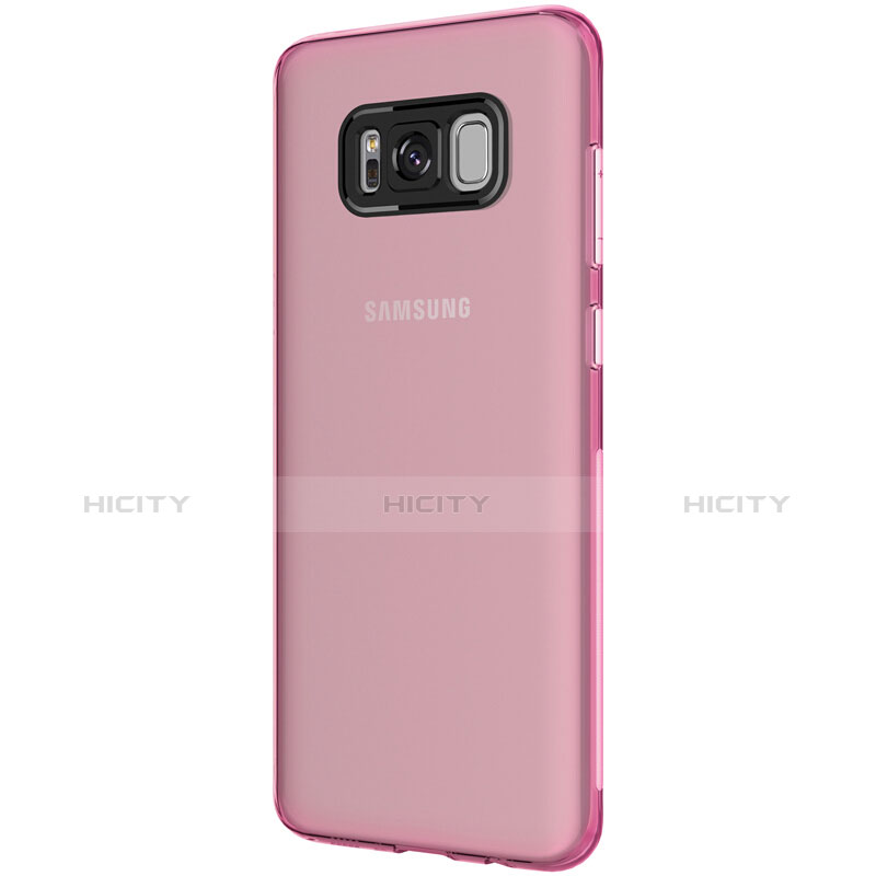 Housse Ultra Fine TPU Souple Transparente T15 pour Samsung Galaxy S8 Plus Rose Plus