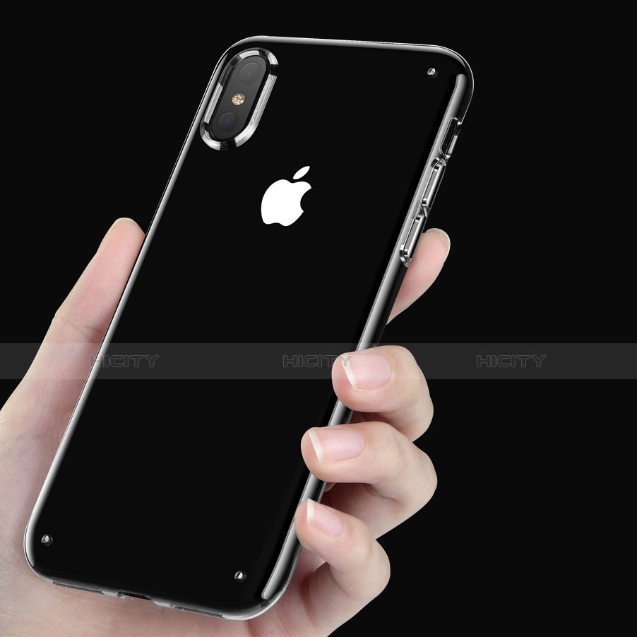 Housse Ultra Fine TPU Souple Transparente T16 pour Apple iPhone X Clair Plus