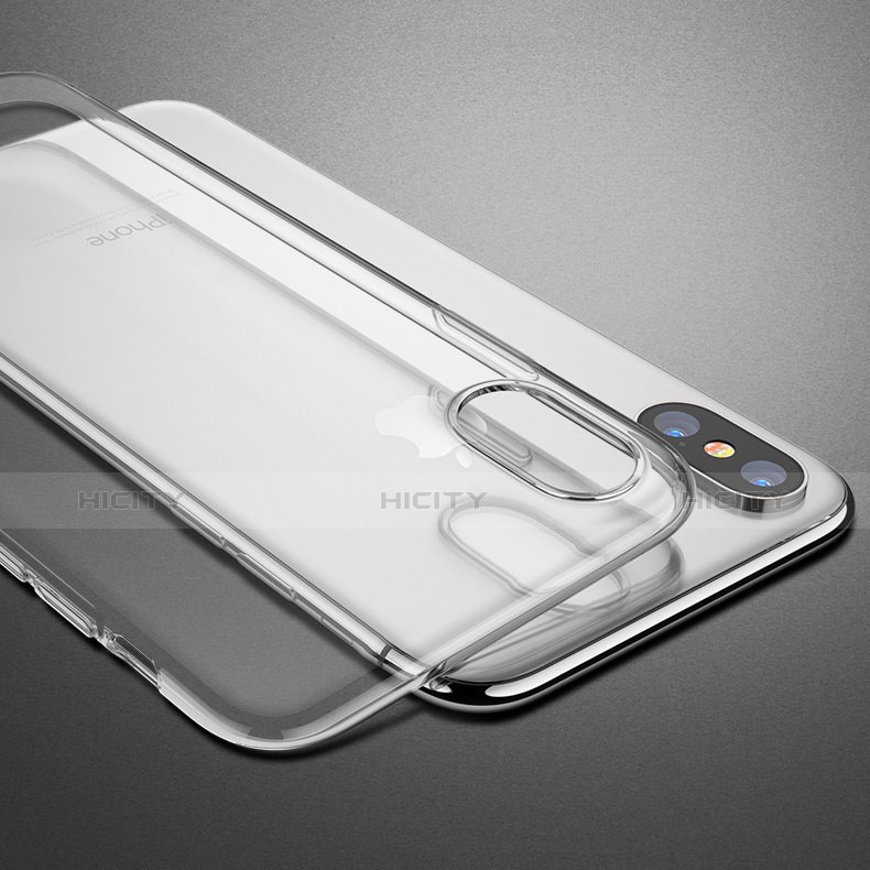 Housse Ultra Fine TPU Souple Transparente T20 pour Apple iPhone X Clair Plus