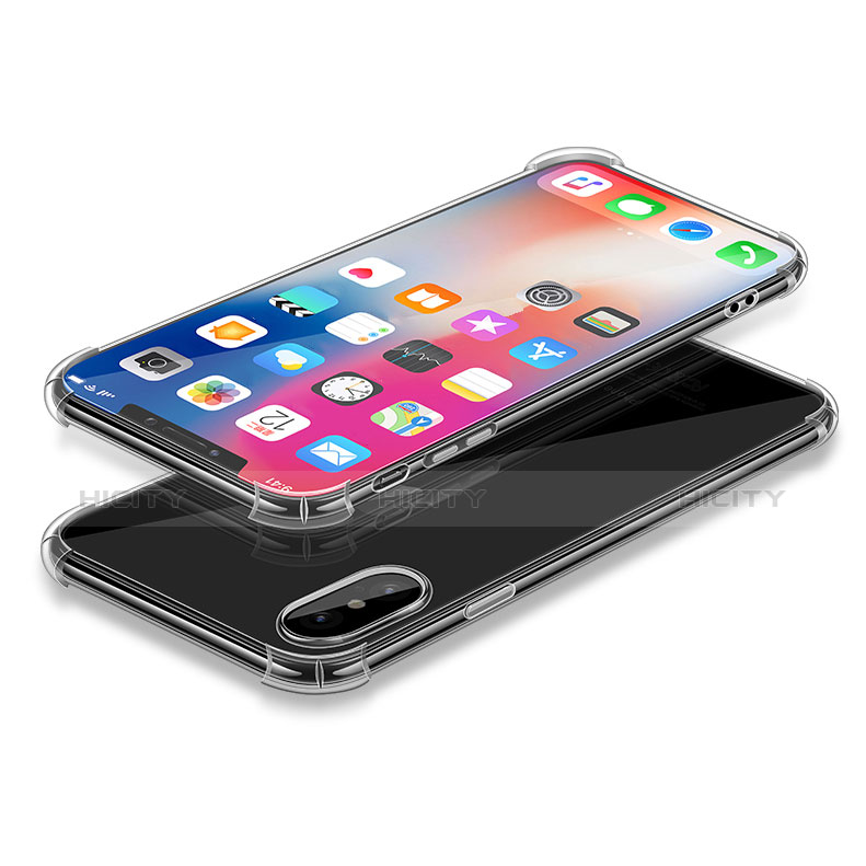 Housse Ultra Fine TPU Souple Transparente T25 pour Apple iPhone X Clair Plus