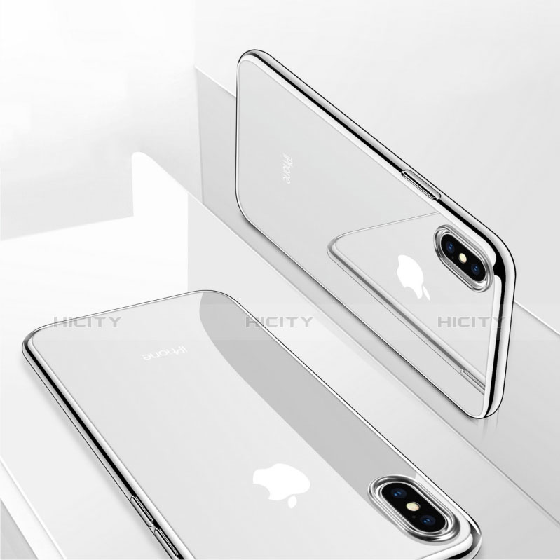 Housse Ultra Fine TPU Souple Transparente T27 pour Apple iPhone X Clair Plus