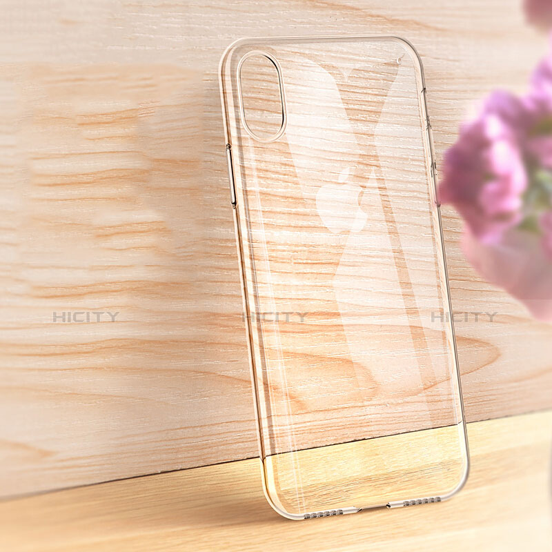 Housse Ultra Fine TPU Souple Transparente V05 pour Apple iPhone Xs Clair Plus