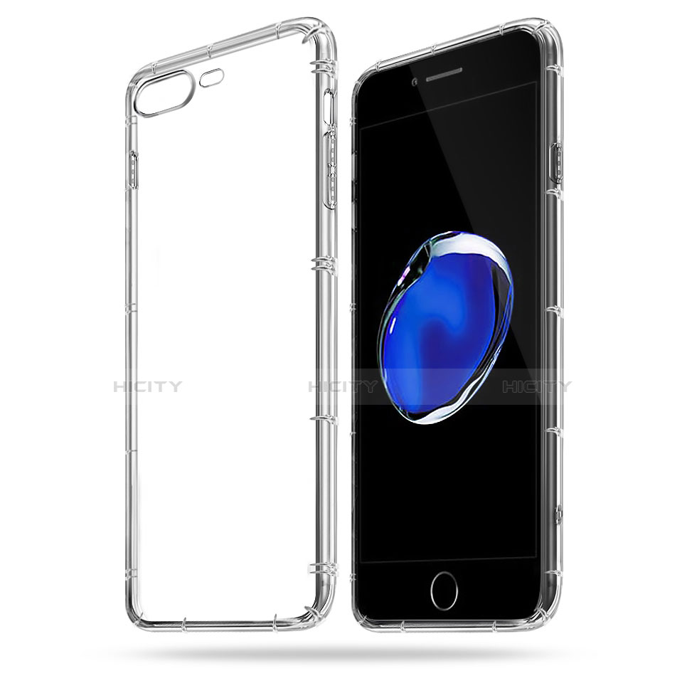 Housse Ultra Fine TPU Souple Transparente Z07 pour Apple iPhone 7 Plus Clair Plus