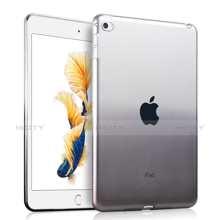 Housse Ultra Fine Transparente Souple Degrade pour Apple iPad Air 2 Gris Plus