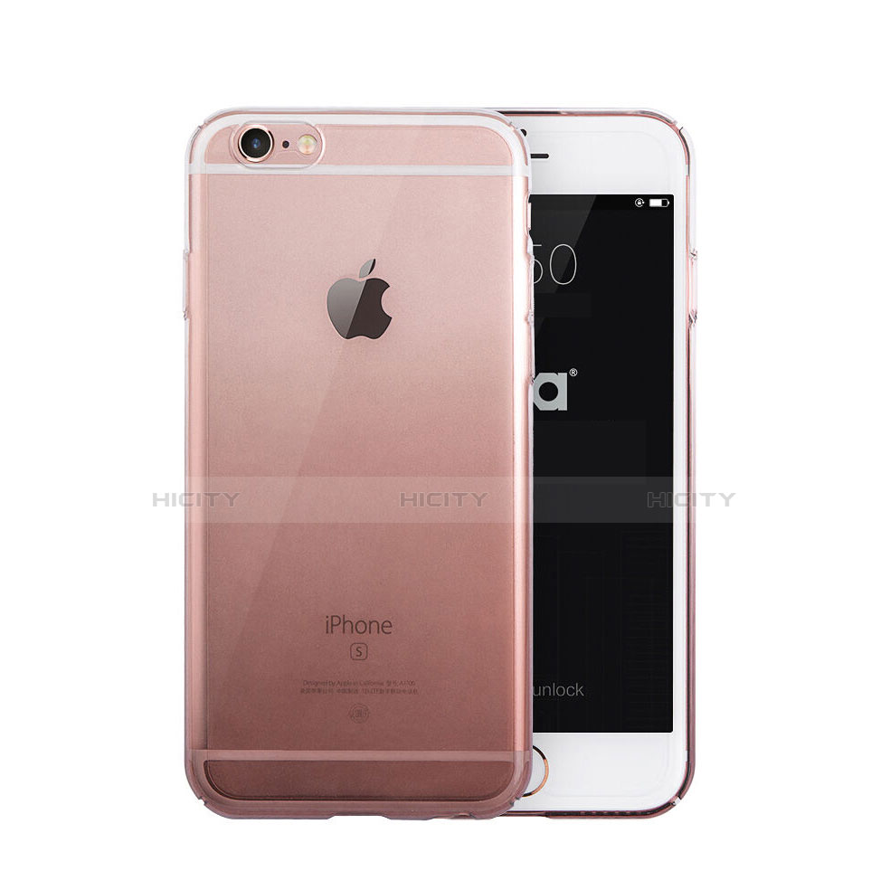 Housse Ultra Fine Transparente Souple Degrade pour Apple iPhone 6S Gris Plus