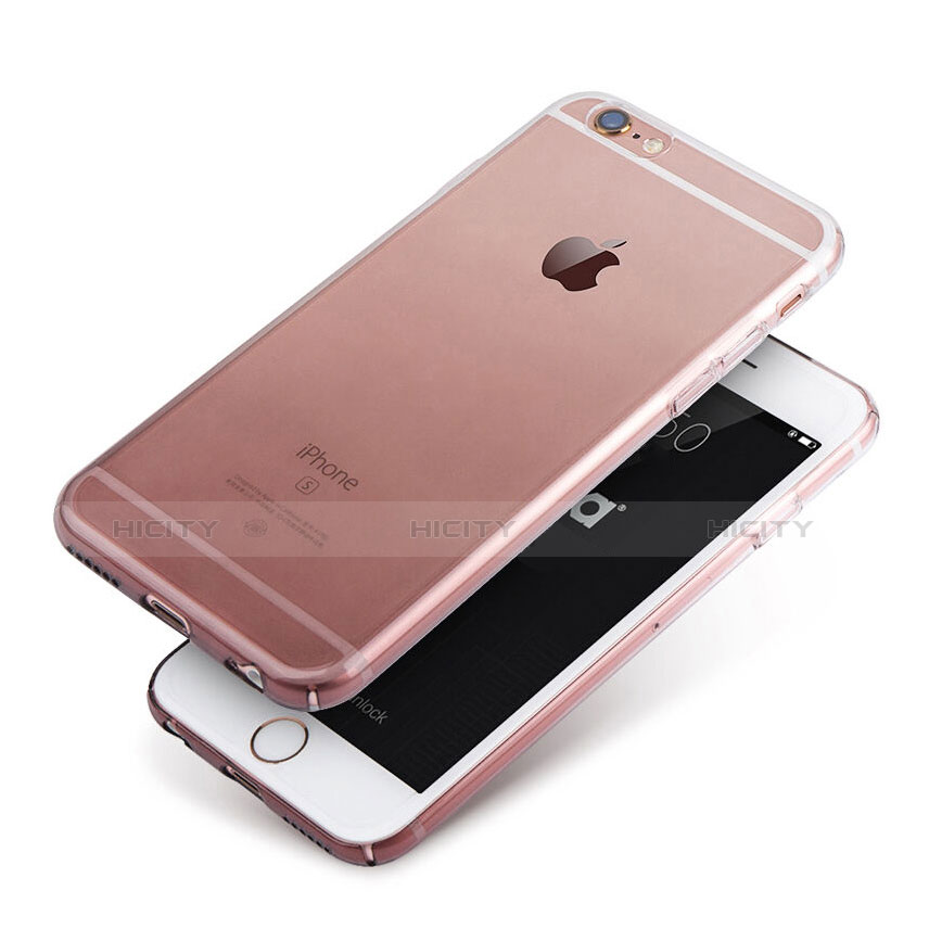 Housse Ultra Fine Transparente Souple Degrade pour Apple iPhone 6S Gris Plus