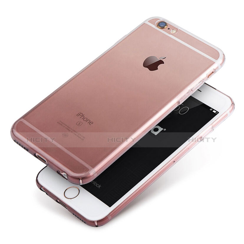 Housse Ultra Fine Transparente Souple Degrade pour Apple iPhone 6S Plus Gris Plus