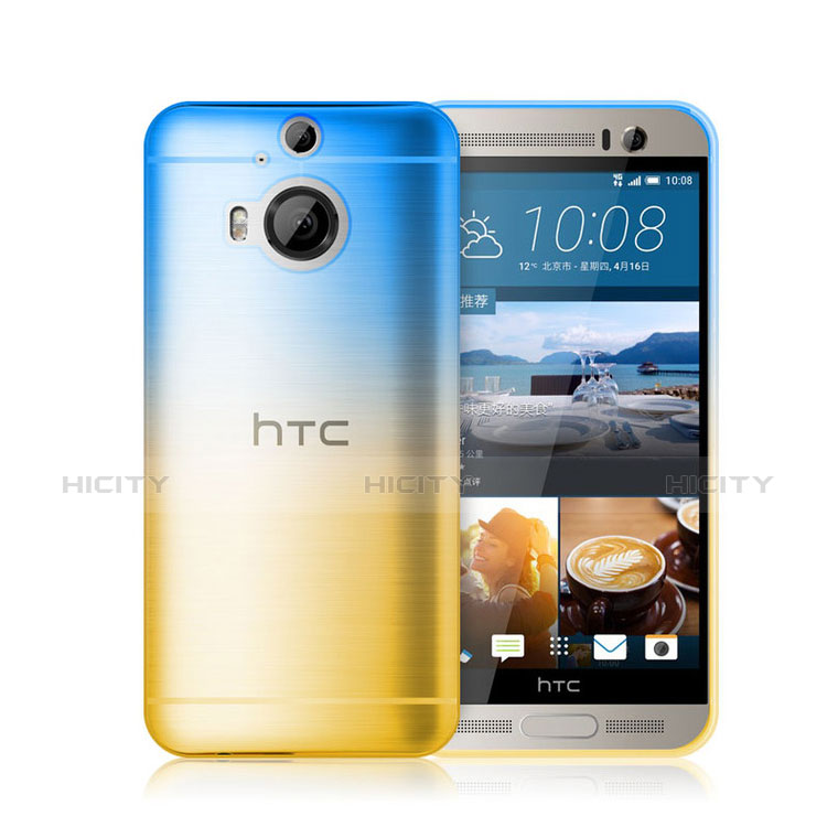 Housse Ultra Fine Transparente Souple Degrade pour HTC One M9 Plus Orange Plus