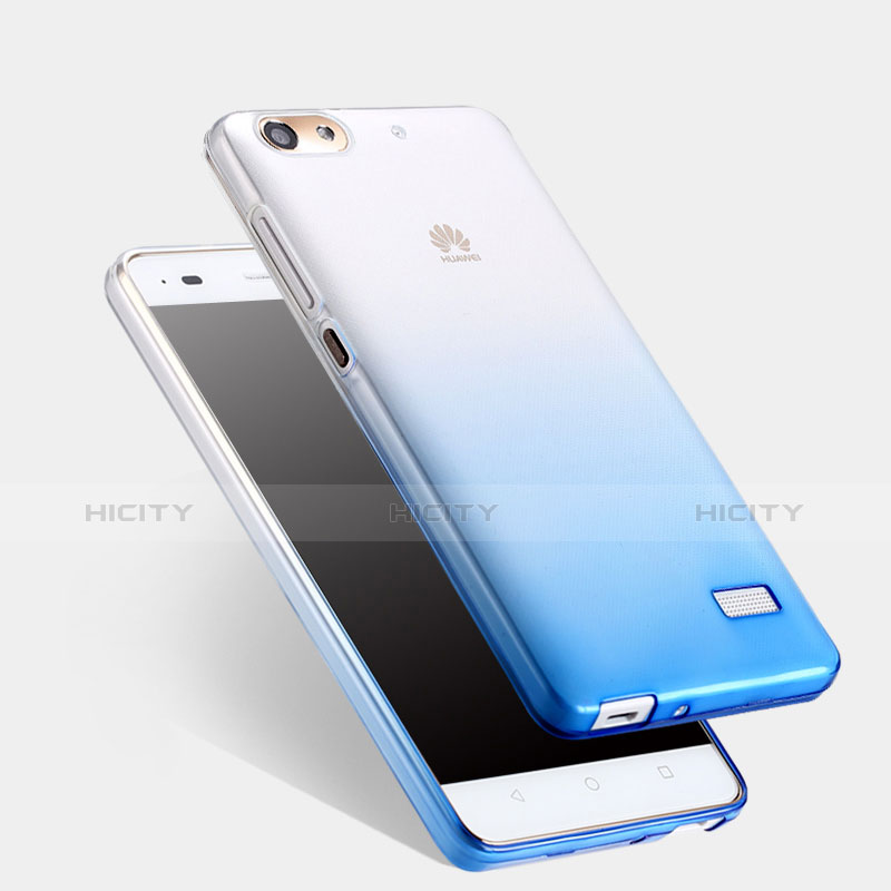 Housse Ultra Fine Transparente Souple Degrade pour Huawei G Play Mini Bleu Plus