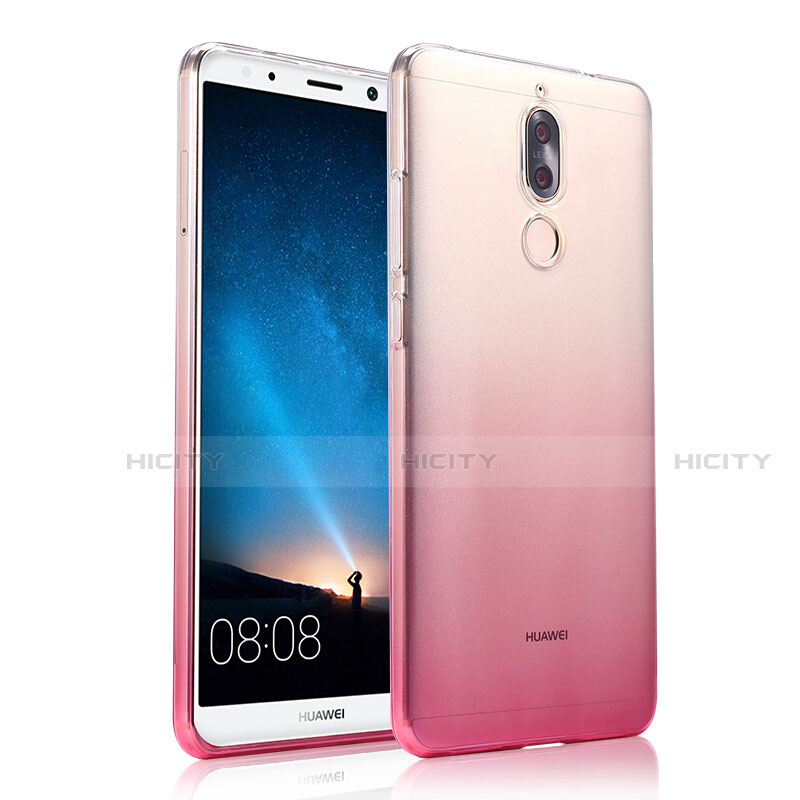 Housse Ultra Fine Transparente Souple Degrade pour Huawei G10 Rose Plus