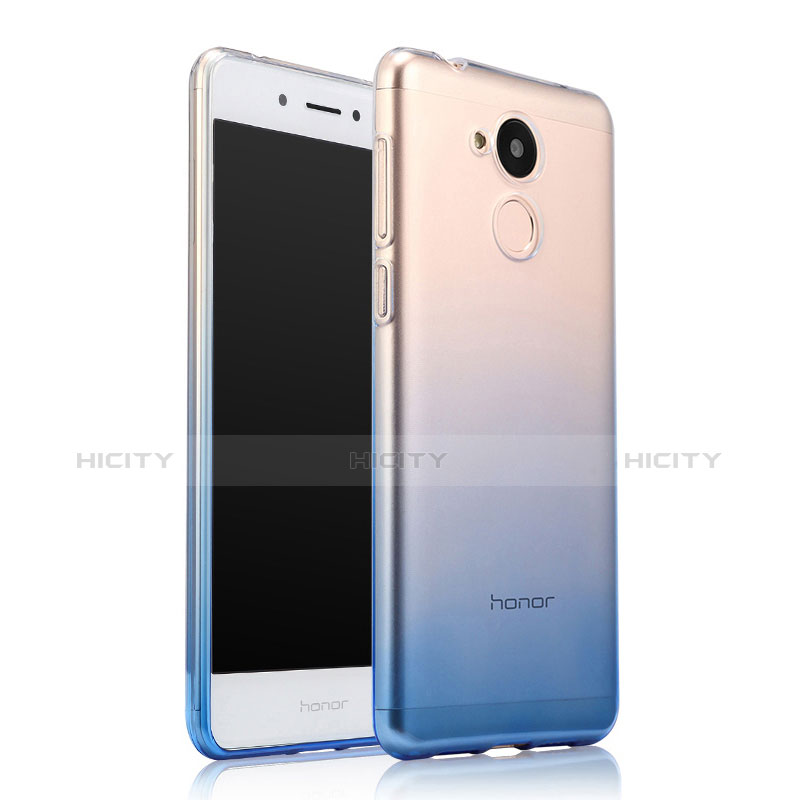 Housse Ultra Fine Transparente Souple Degrade pour Huawei Honor 6A Bleu Plus