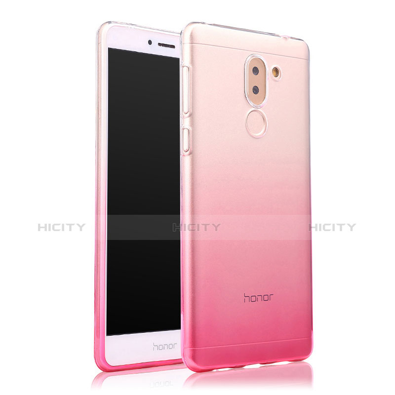 Housse Ultra Fine Transparente Souple Degrade pour Huawei Honor 6X Rose Plus