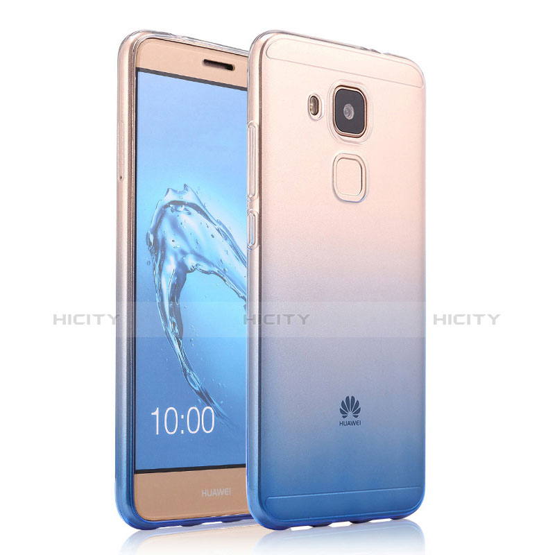 Housse Ultra Fine Transparente Souple Degrade pour Huawei Nova Plus Bleu Plus