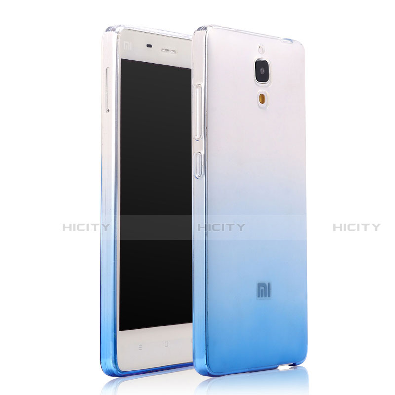 Housse Ultra Fine Transparente Souple Degrade pour Xiaomi Mi 4 LTE Bleu Plus