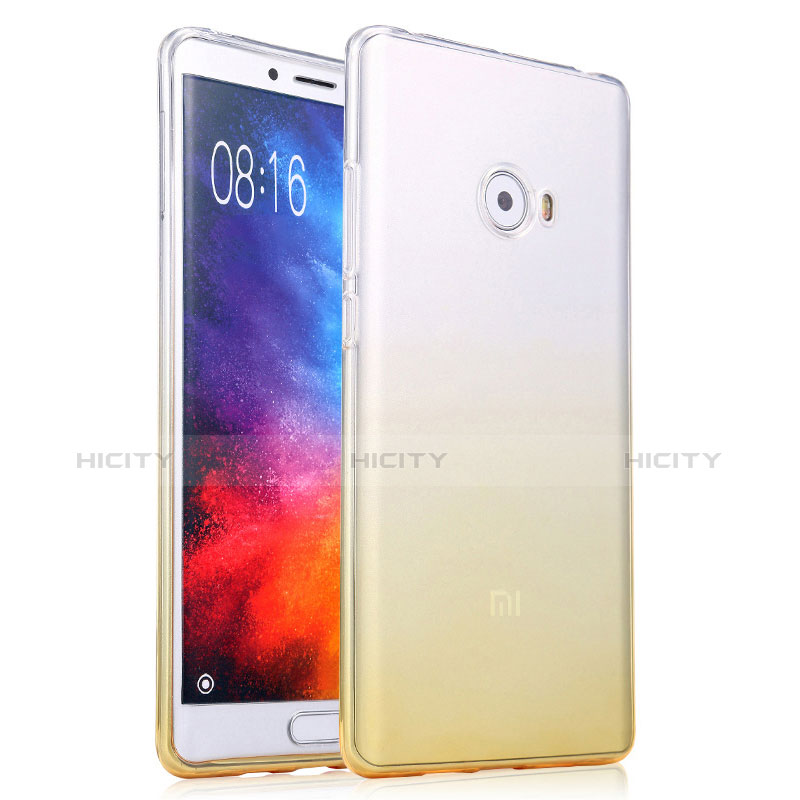 Housse Ultra Fine Transparente Souple Degrade pour Xiaomi Mi Note 2 Jaune Plus