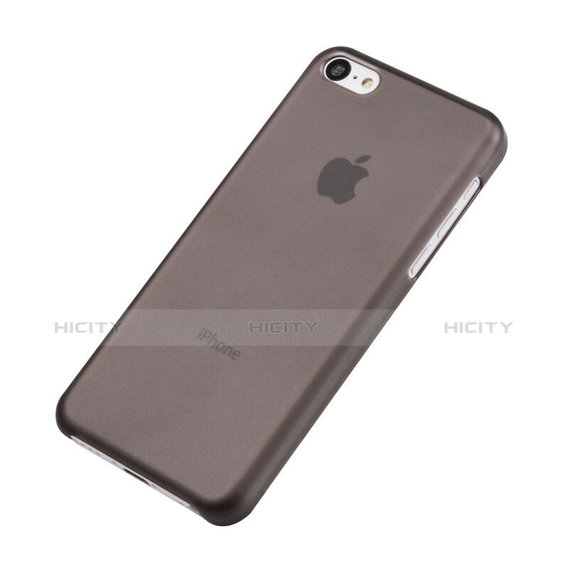 Housse Ultra Slim Mat Rigide Transparente pour Apple iPhone 5C Gris Plus