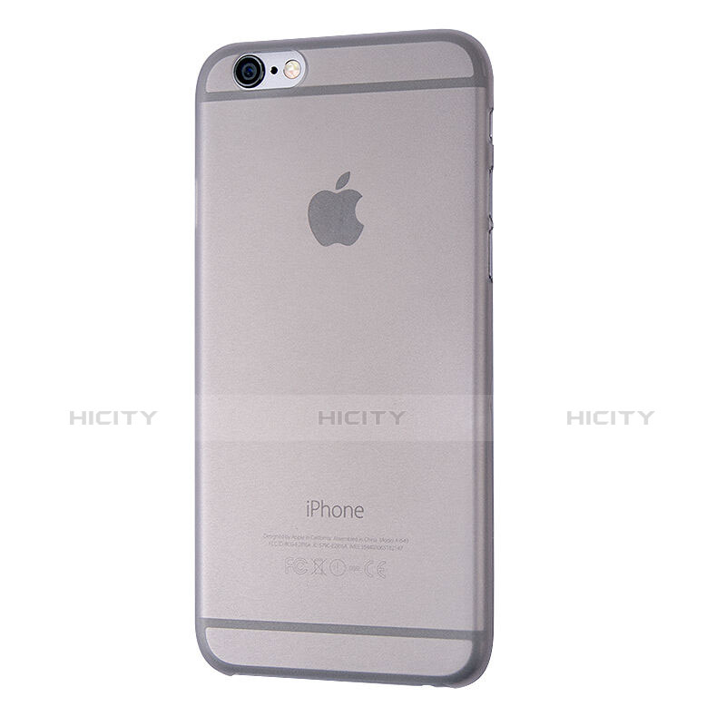 Housse Ultra Slim Mat Rigide Transparente pour Apple iPhone 6 Gris Plus