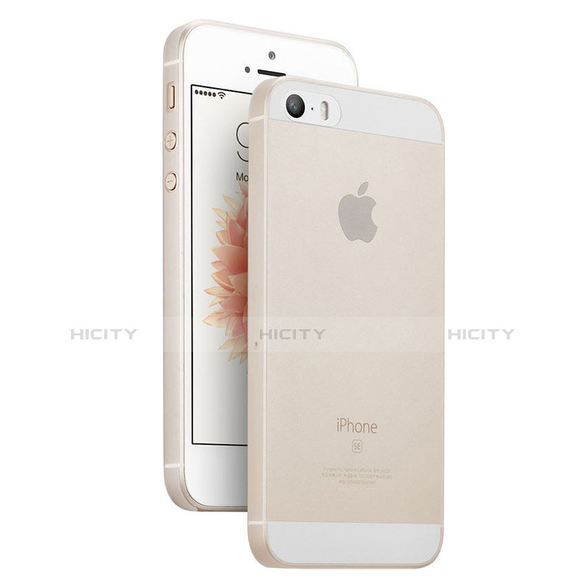 Housse Ultra Slim Mat Rigide Transparente pour Apple iPhone SE Blanc Plus