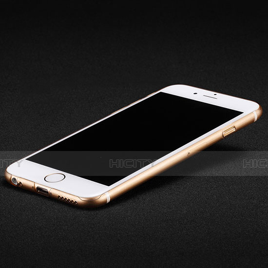 Housse Ultra Slim Mat Silicone Souple Transparente pour Apple iPhone 6S Or Plus