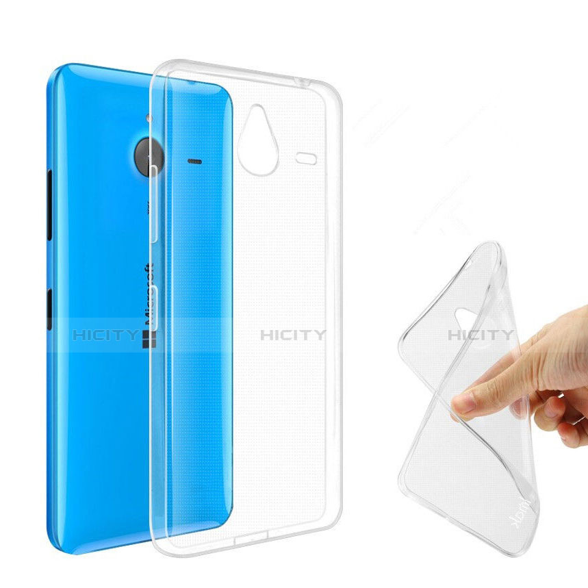 Housse Ultra Slim Silicone Souple Transparente pour Microsoft Lumia 640 XL Lte Clair Plus