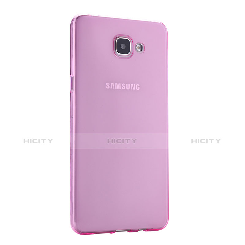 Housse Ultra Slim Silicone Souple Transparente pour Samsung Galaxy A9 (2016) A9000 Rose Plus