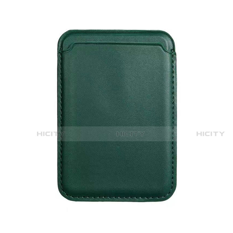 Luxe Cuir Portefeuille avec Mag-Safe Magnetic Magnetique pour Apple iPhone 12 Pro Max Vert Plus