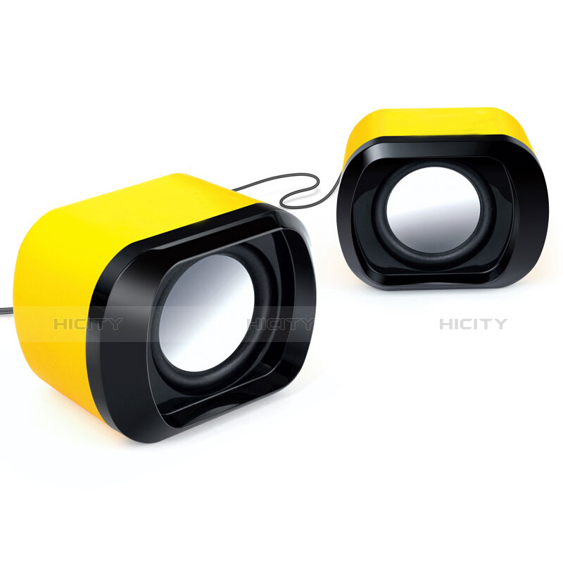 Mini Haut-Parleur Enceinte Portable Haut Parleur Jaune Plus