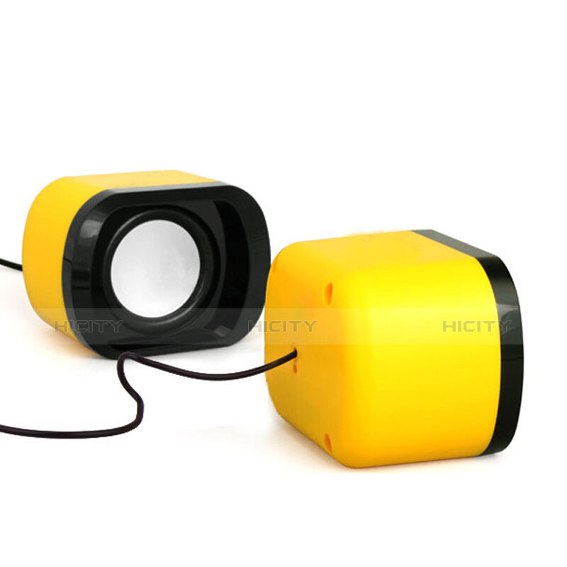 Mini Haut-Parleur Enceinte Portable Haut Parleur Jaune Plus