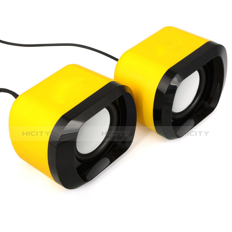 Mini Haut-Parleur Enceinte Portable Haut Parleur Jaune Plus