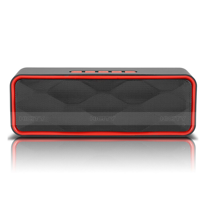 Mini Haut Parleur Enceinte Portable Sans Fil Bluetooth Haut-Parleur S18 Rouge Plus