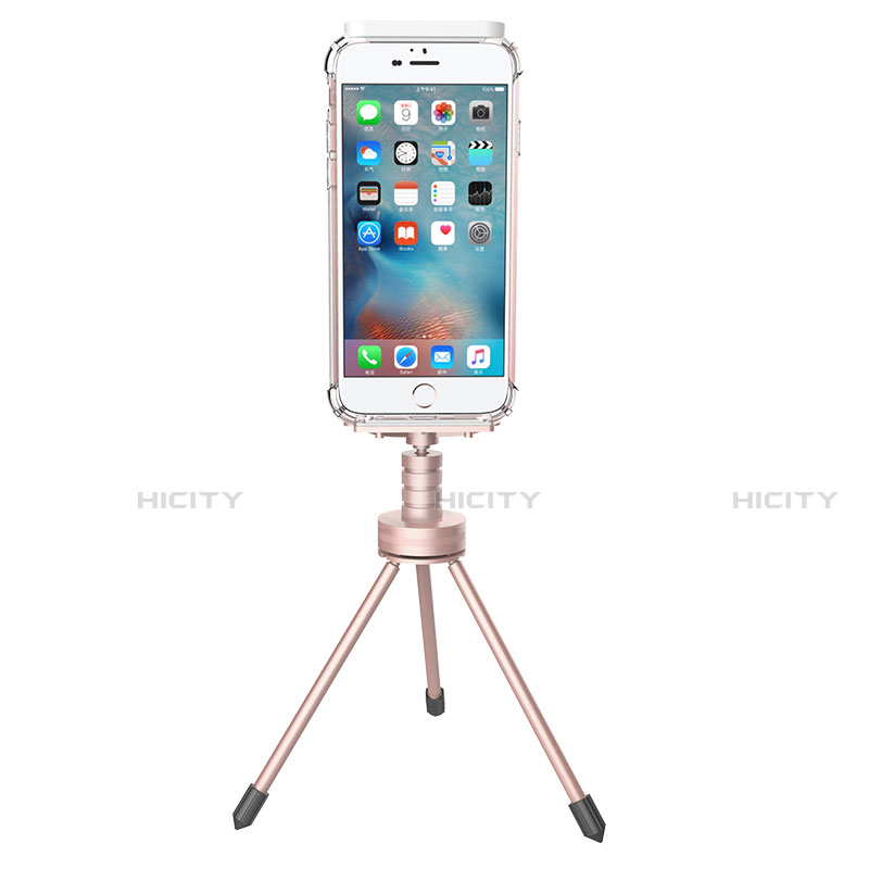 Perche de Selfie Trepied Sans Fil Bluetooth Baton de Selfie Extensible de Poche Universel T17 Or Rose Plus