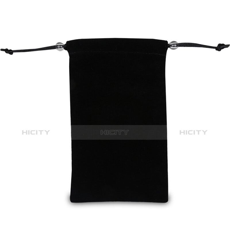 Pochette Velour Coque Universel Noir Plus