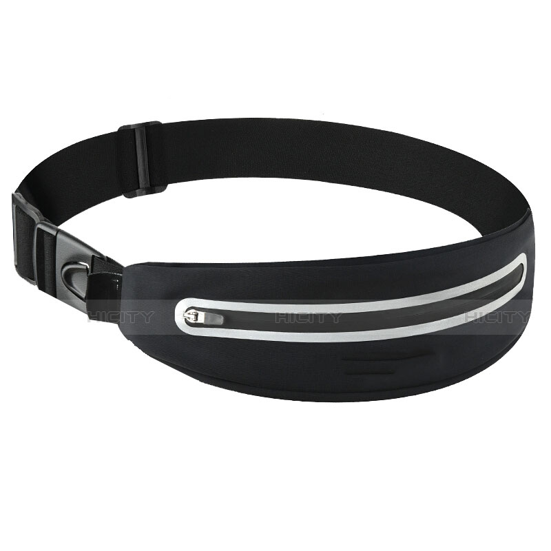 Sacs Banane Ceinture de Course Reglable Etanche Universel L11 Noir Plus