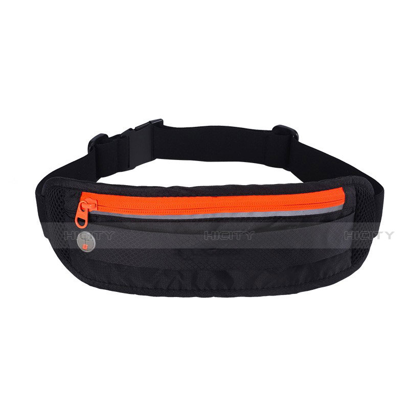 Sacs Banane Ceinture de Course Reglable Etanche Universel S01 Noir Plus