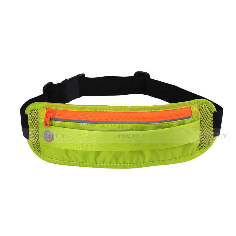 Sacs Banane Ceinture de Course Reglable Etanche Universel S01 Vert Plus