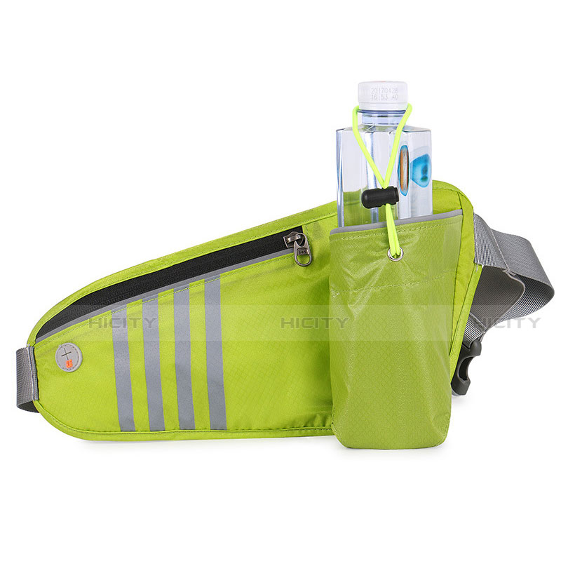 Sacs Banane Ceinture de Course Reglable Etanche Universel S10 Vert Plus