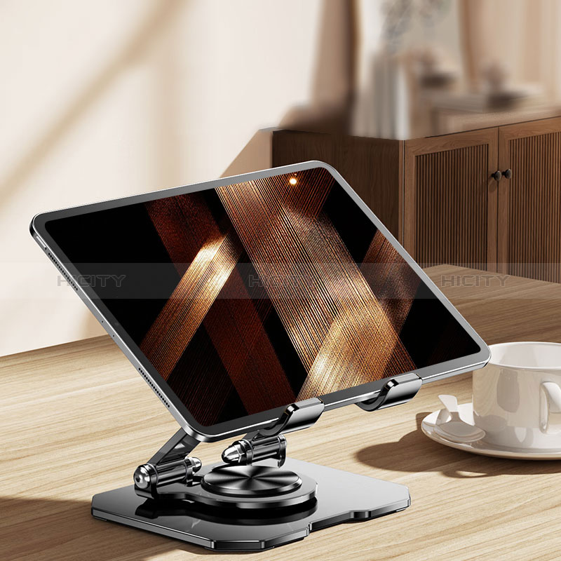 Support de Bureau Support Tablette Flexible Universel Pliable Rotatif 360 D12 pour Apple iPad 10.2 (2019) Noir Plus