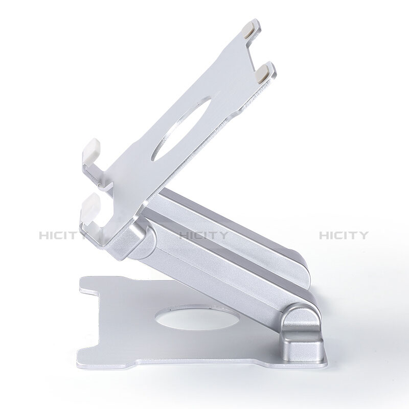 Support de Bureau Support Tablette Flexible Universel Pliable Rotatif 360 H09 pour Huawei MediaPad M5 10.8 Blanc Plus